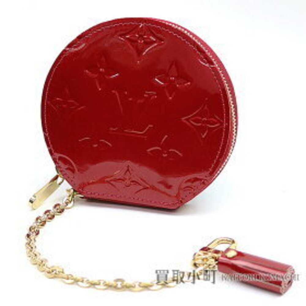 Louis Vuitton Porte Monnaie Chapeau Vernis Wallet Chain Bag LV